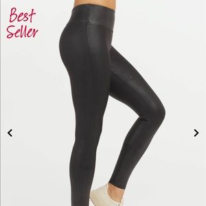 spanx faux leather leggings